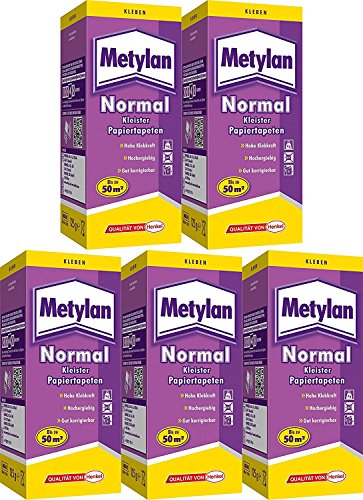 Metylan MK40 Normal Tapetenkleister, 125 g (5er Pack)