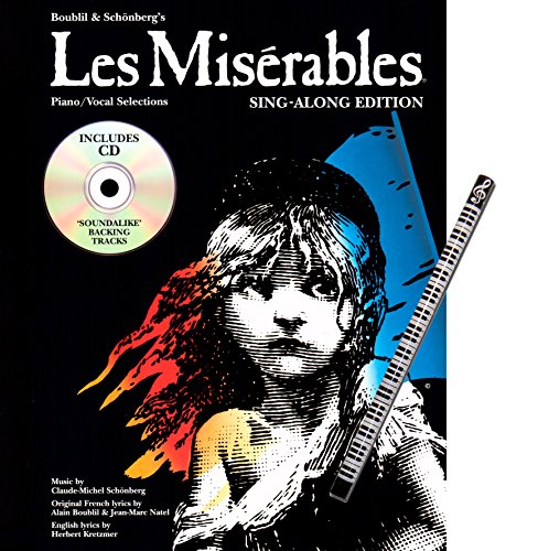 Les Misérables Sing-Along-Edition inkl. Playback-CD [Noten/Sheet Music] für Gesang und Klavier mit Pianobleistift