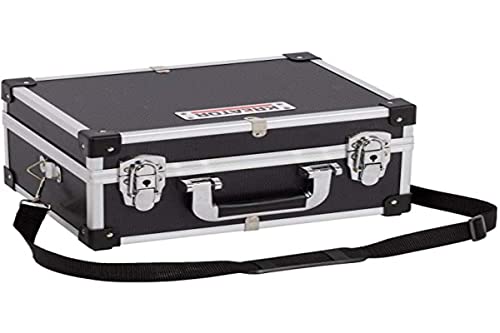 Kreator KRT640106B Koffer aus Aluminium, 320 x 230 x 160 mm, Schwarz, 32,5 x 17 x 25 cm