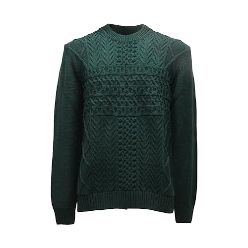 IMPERIAL 6107AR maglione uomo wool blend sweater green-XL