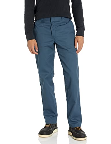 Dickies Herren Slim Straight Work Pants Sporthose, marineblau, 46W x 30L