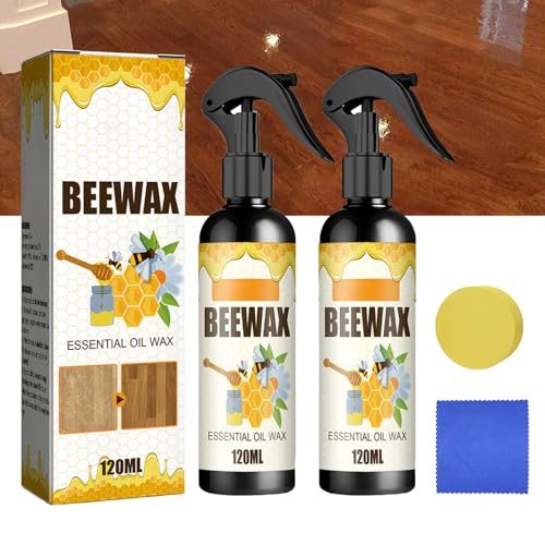 Ailsion Beeswax Spray, Natural Beeswax Spray, Beeswax Spray Cleaner, The Original Beeswax Spray Furniture Polish and Cleaner, Furniture Polish Spray (2set)