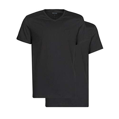 BOSS Herren VN 2P CO T-Shirts, Schwarz (Black 001), X-Large (2erPack)