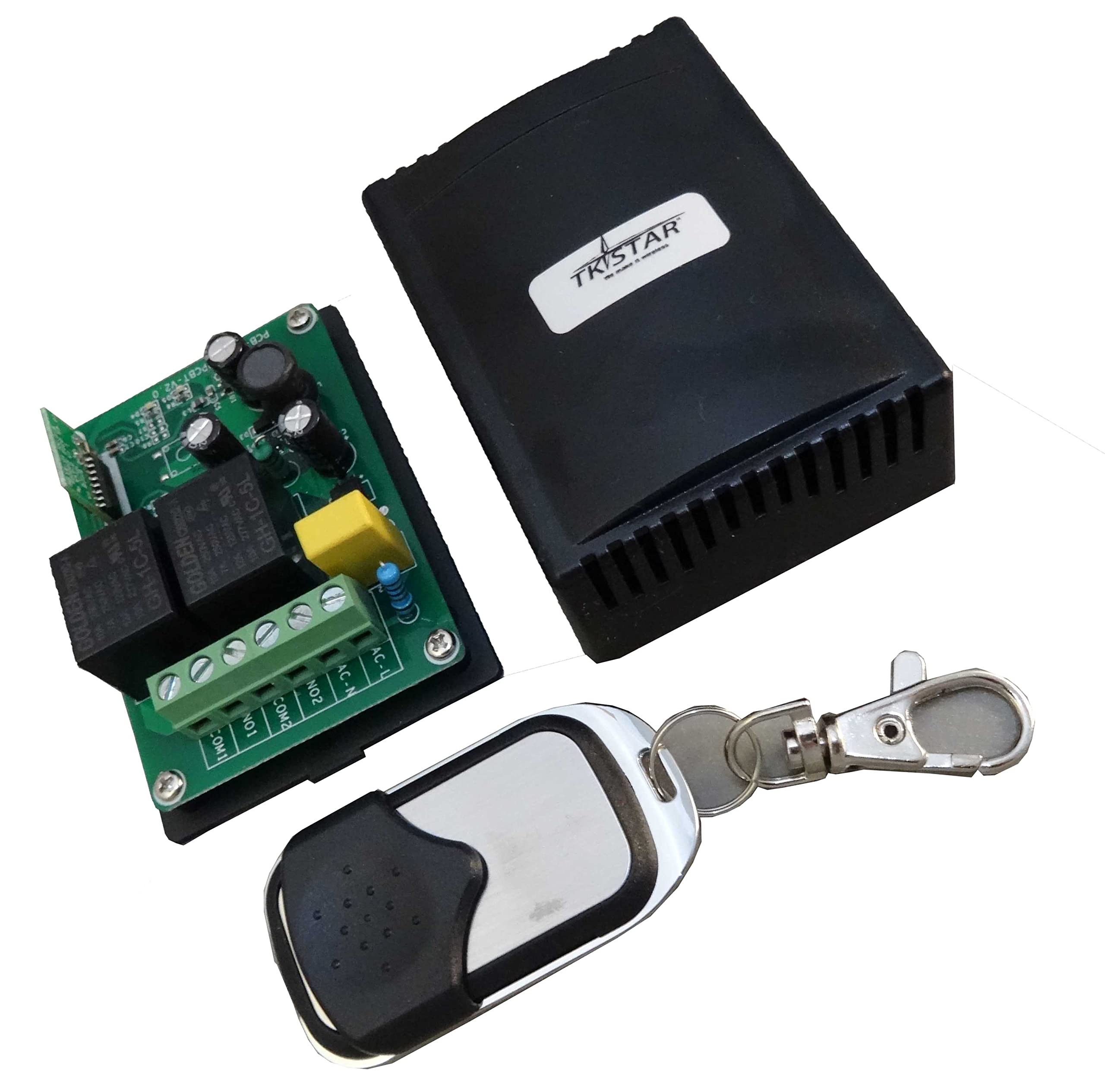 TK STAR Bluetooth Garagen-tor Tor-antrieb Öffner Steuerung Empfänger potentialfrei Taster + Funk 2-Tasten Handsender + APP paßt zu Hörmann, Novoferm, Normstahl, Liftmaster