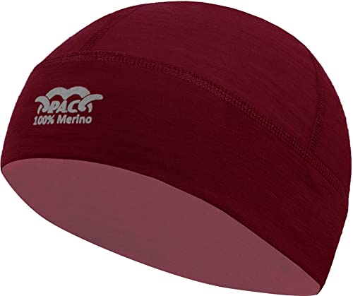 P.A.C. PAC Merino Hat, One size, plum
