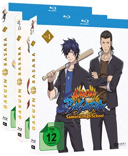 Gakuen Basara Samurai High School - Gesamtausgabe - Bundle - Vol.1-3 (3 Blu-rays)