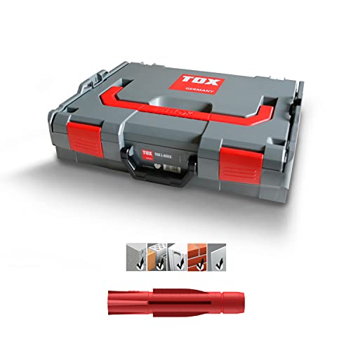 TOX L-BOXX Sortimentskoffer Allround Tri, effektiv, robust, belast- & stapelbar mit Tri Allzweckdübel für Befestigungen in fast allen Baustoffen, 1 Stück, 094900901