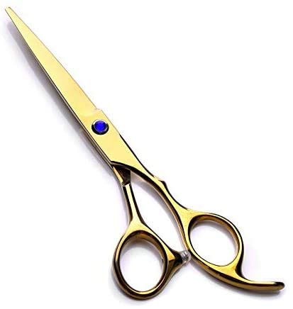 Friseurset 1 Stück Professionelle Friseurschere Haarschere Haarschneideschere (Farbe, Schneiden), Lila (Farbe: Ausdünnung) (Gelb)