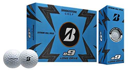 Bridgestone Golf 2023 e9 Long Drive Golfbälle weiß