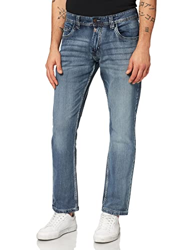 Timezone Herren Regular GerritTZ Jeans, Gun Blue wash, 32/34