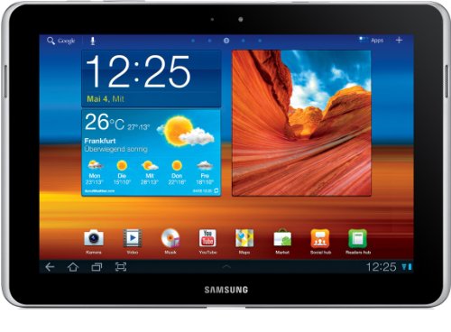 Samsung Galaxy Tab 10.1N P7501 Tablet (25,7 cm (10.1 Zoll) Touchscreen, 3G, Wifi, 64 GB Speicher, Android Betriebssystem) pure-white