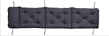 Meerweh Deckchair Auflage für Liege, Polsterauflage, Kissen, grau, 195 x 49 x 10 cm, 74095