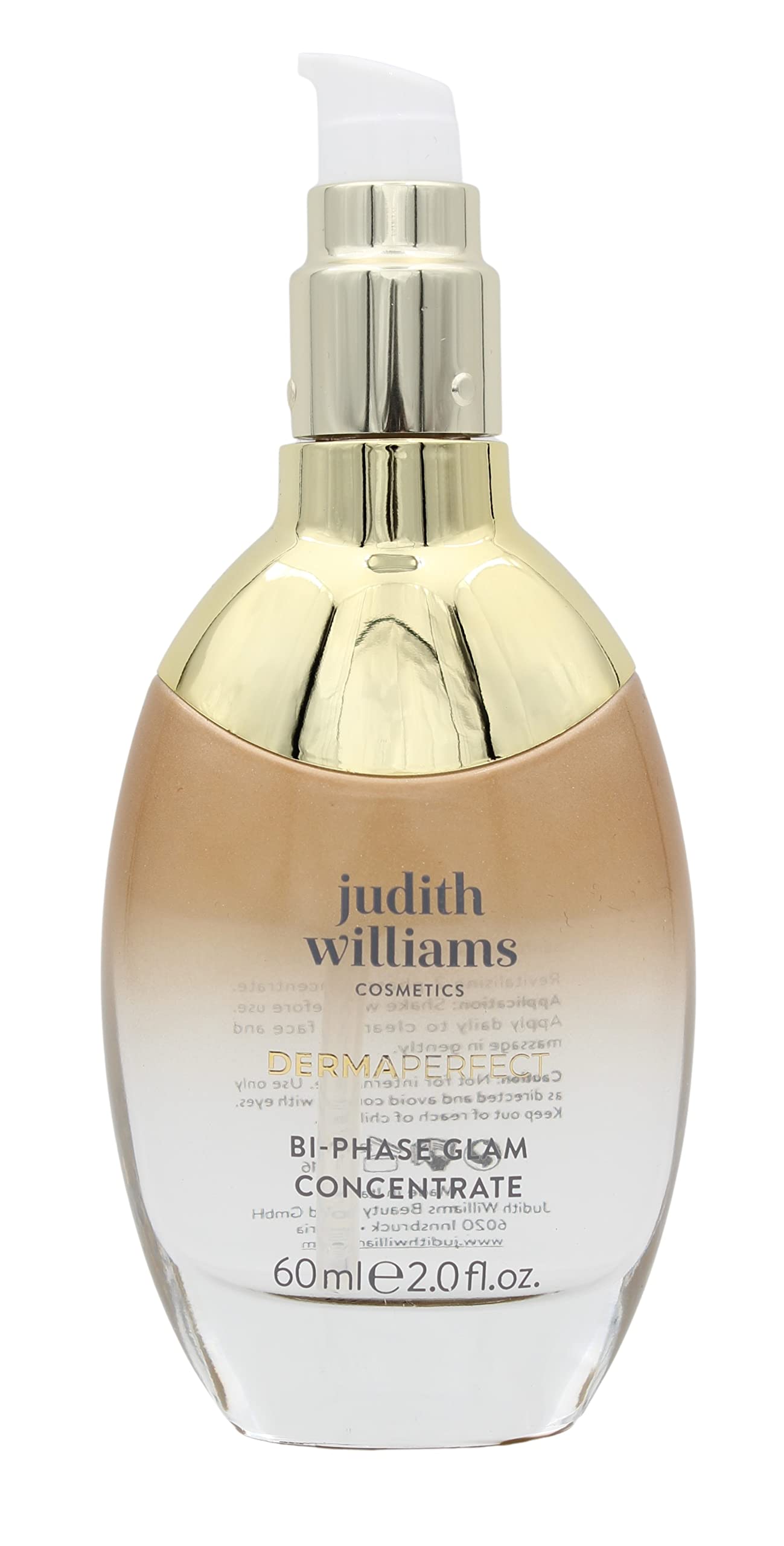 Judith Williams DermaPerfect Bi-Phase Glam Concentrate 60 ml I BTX-Hero I wertvolle Anti-Aging Öle mit energetisierenden Wirkstoffen