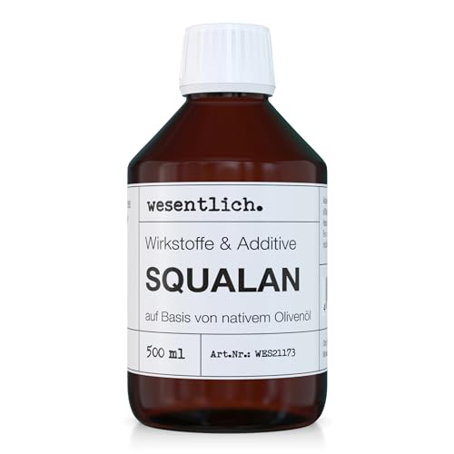 Squalan (500ml) - Pflegeöl auf Basis von nativem Ölivenöl von wesentlich.