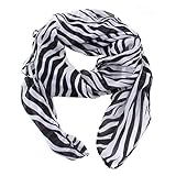 TXIN Leichter Damen-Schal mit langen Drucken, Zebramuster