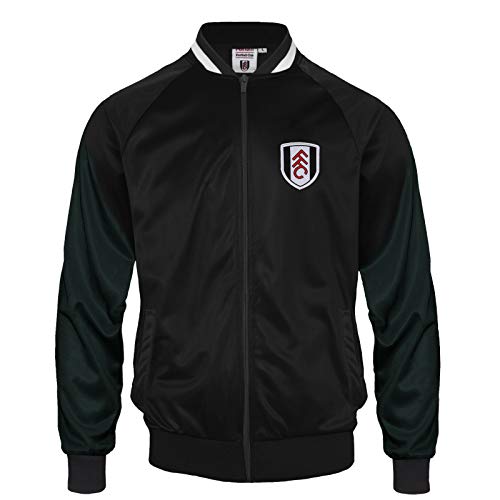 Fulham FC - Herren Trainingsjacke im Retro-Design - Offizielles Merchandise - Geschenk für Fußballfans - XL
