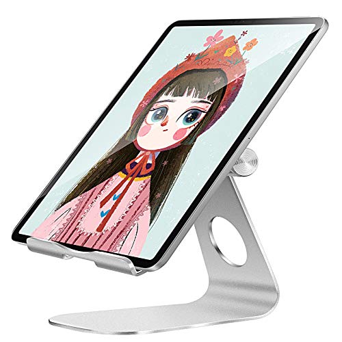 SOONHUA Tablet-Halter 360 ° drehbarer Aluminiumlegierung-Tischplattenhalter-Tablet Ständer für iPad Pro iPad 6/4/3/2/1 Ipad Air 2 Ipad Mini und Anderen Tablet