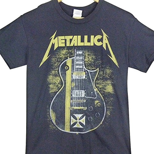 Probity Herren T-Shirt Metallica - Hetfield Iron Cross, Schwarz, L