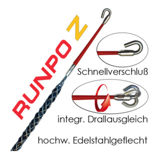 Runpotec Kabelziehstrumpf RUNPO Z D.9-15 mm