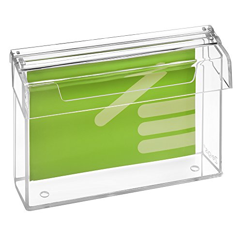 DIN A5 Prospektbox/Prospekthalter / Flyerhalter im Querformat, wetterfest, für Außen, mit Deckel, aus glasklarem Acrylglas - Zeigis®
