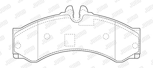 Jurid 2915309560 Bremsbelagsatz, Scheibenbremse
