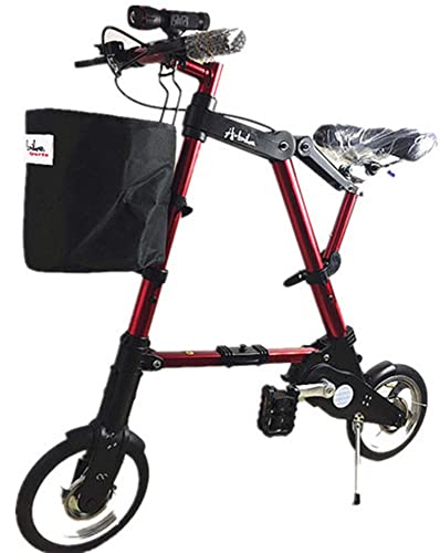 10 Zoll Faltrad Leichtes Aluminium Faltrad, Citybike Schnellfaltsystem, Ultraleichtes Tragbares Schülerrad Für Erwachsene C,10inch