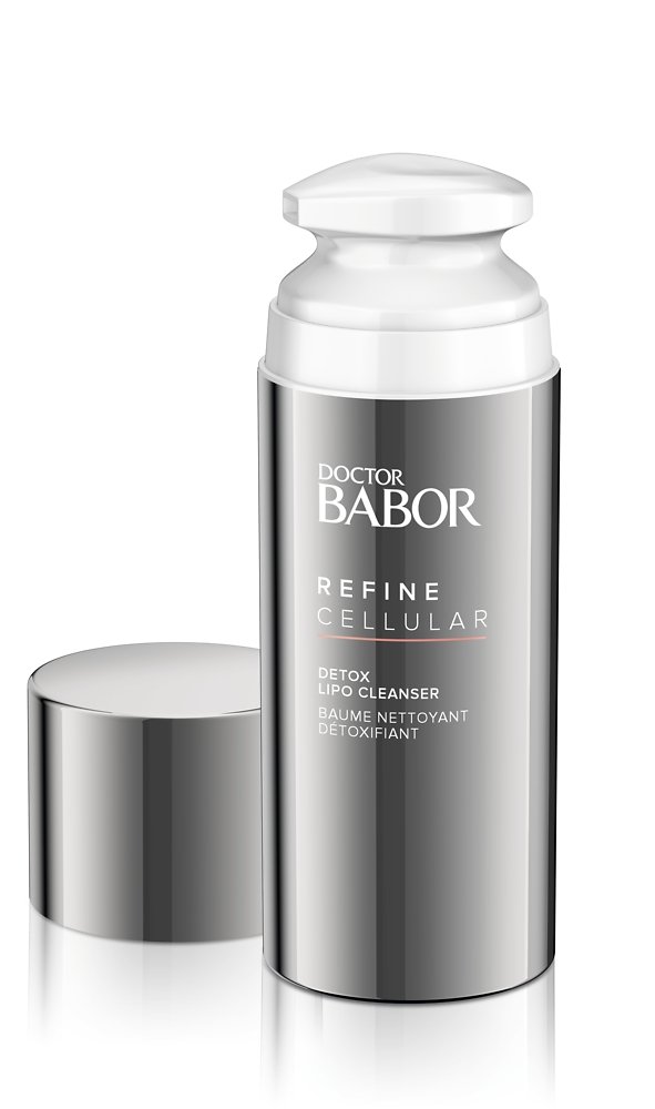 DOCTOR BABOR Detox Lipo Cleanser für unreine Haut und Mischhaut, Reingungsbalsam mit Detox-Komplex, Vegane Formel, 1 x 100 ml