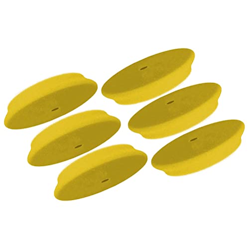 PARTS4CARE 6X RUPES D-A Fine Polierpad Pad Polierschwamm Polierscheibe gelb medium 130-150 mm