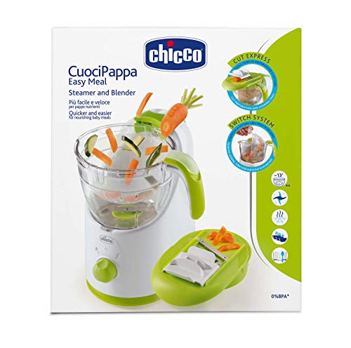 Chicco 00007656000000 Dampfgarer"Easy Meal", Bpa frei, mehrfarbig