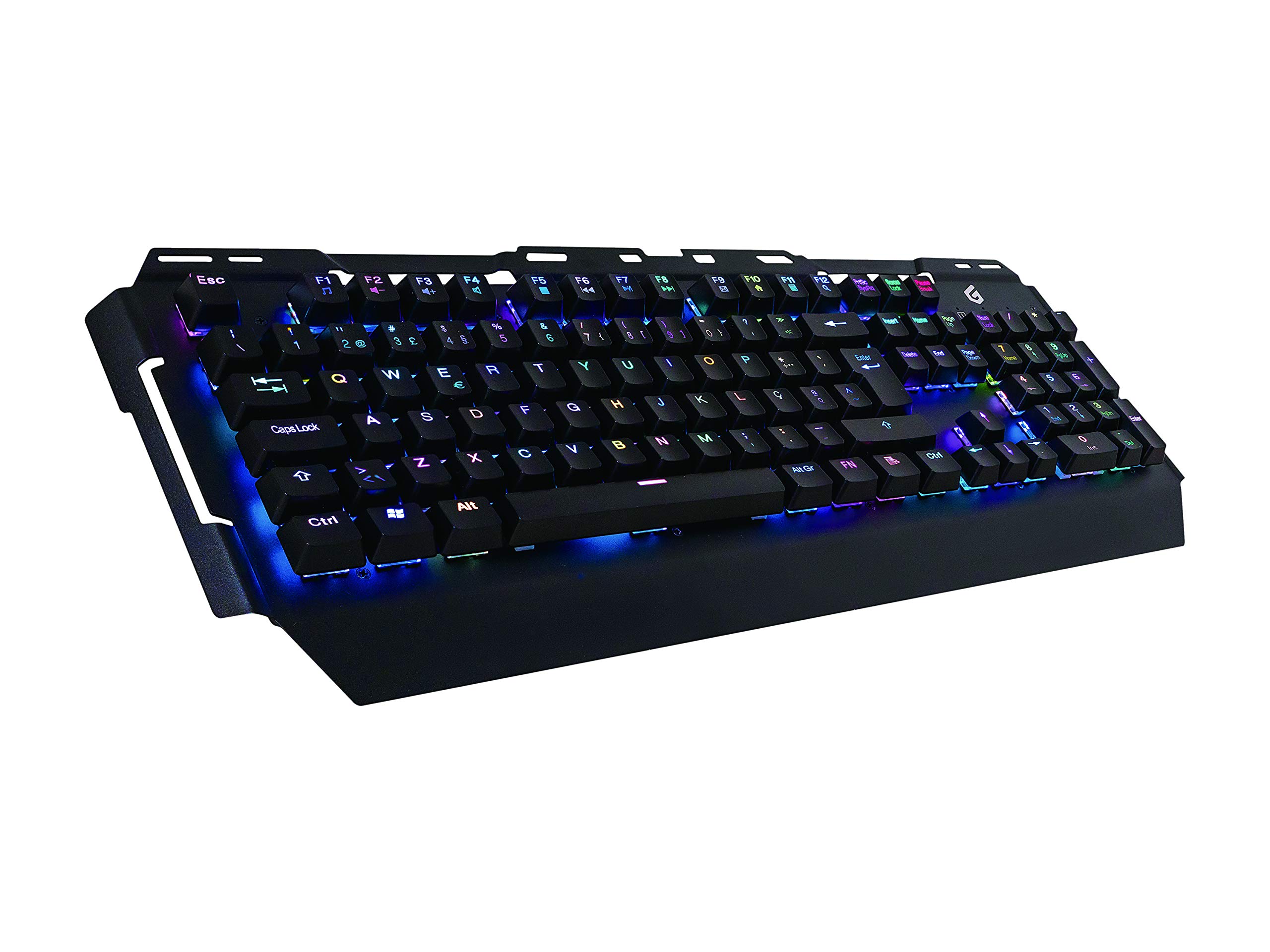Conceptronic KRONIC01PT Mechanische Gaming-Tastatur, RGB, Blue Switche, Tastatur Layout Portugiesisch