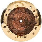 Meinl Cymbals Byzance Dual Splash 10 Zoll (Video) Schlagzeug Becken (25,40cm) B20 Bronze, Naturbelassenes und Brilliantes Finish (B10DUS)