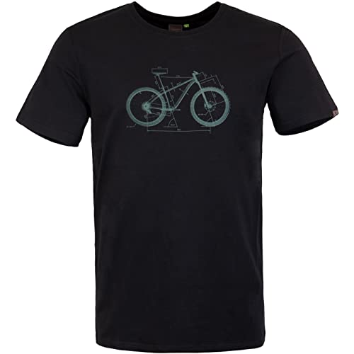 Ragwear Siril Organic T-Shirt Herren (Black, XL)