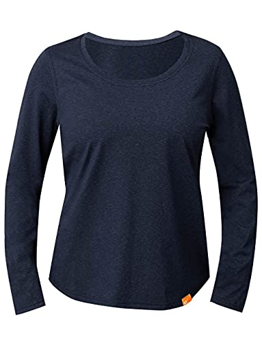 iQ-UV Langarmshirt UV Free Damen (S, Meerblau)