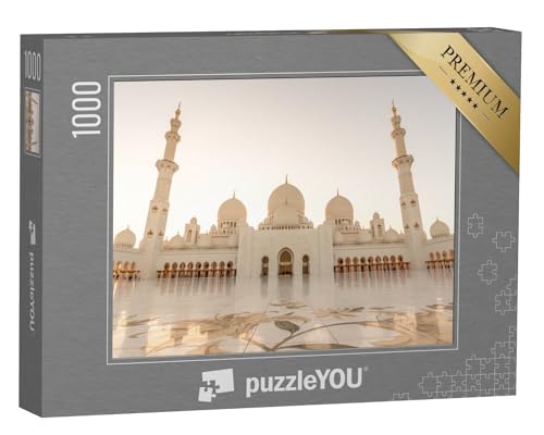 puzzleYOU: Puzzle 1000 Teile „Große Moschee Sheikh Zayed in Abu Dhabi, Vereinigte Arabische Emirate“