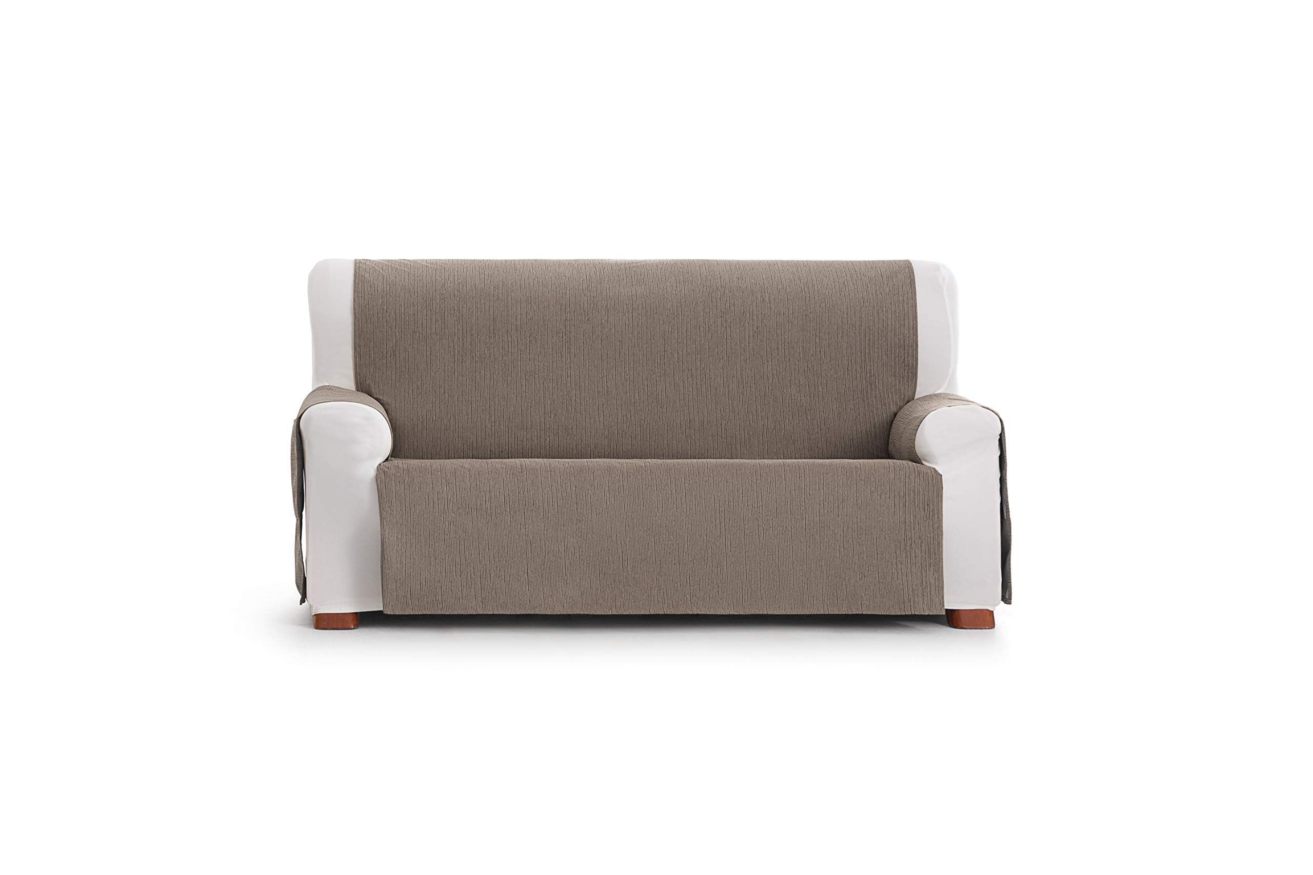 Eysa Loira Protect wasserdichte und atmungsaktive Sofa überwurf, 65% Polyester 35% Baumwolle, braun, 150 cm