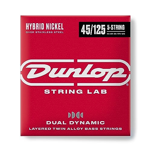 Dunlop Dual Dynamic Hybrid Nickel Bass 5-String 45/125