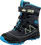 Lico Unisex Kinder Sundsvall Vs Schneestiefel, Marine Blau Lemon, 37 EU