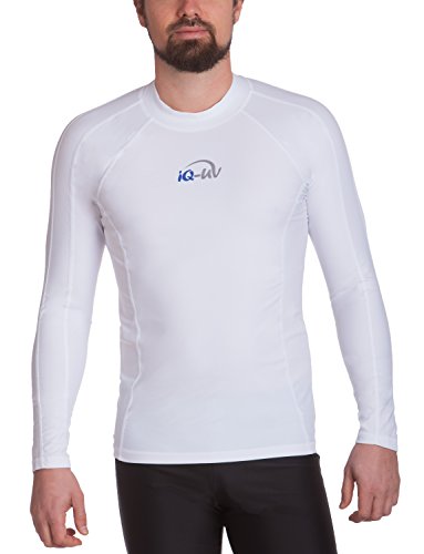 iQ-UV Herren UV-Shirt IQ 300 Watersport Long Sleeve, Weiß (white), 3XL (58)