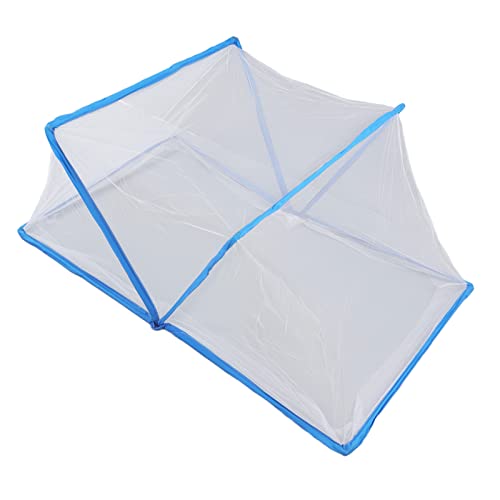 Moskitonetz-Zelt, leichtes, komfortables Schlafumgebungs-Bettnetzzelt für Reisen für (Blau)