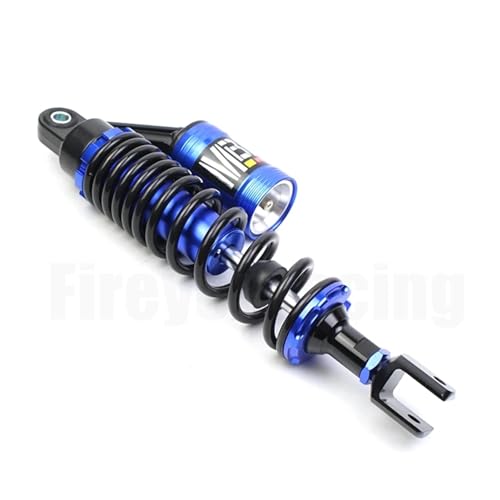 Universal 325mm Dämpfer Motorrad Stickstoff Luft Stoßdämpfer Hinterradaufhängung kompatibel Motor Roller ATV Quad BWS X-MAX (Color : Blue)