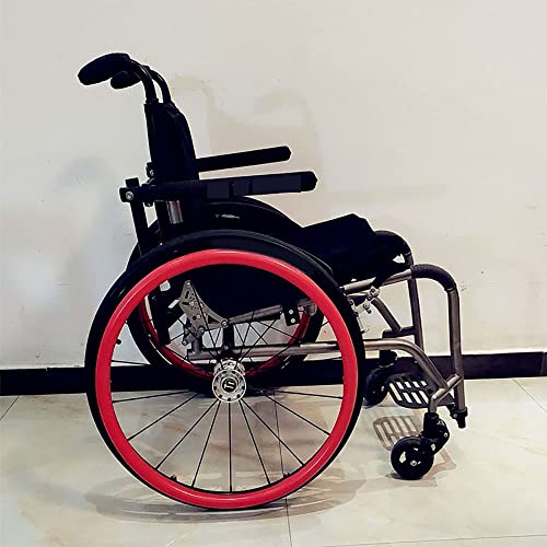 24-Zoll-Rollstuhl-Schieberandabdeckungen, Rollstuhl-Handschubabdeckung, Hinterrad-Sportrollstuhlabdeckung, rutschfest, verschleißfest, Griff und Traktion verbessern, 1 Paar,A