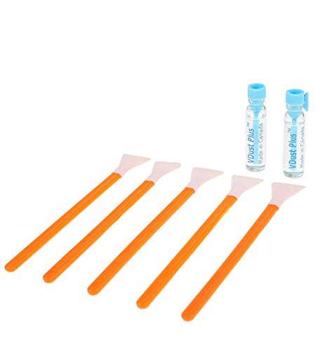 Visible Dust Thinlite-X Light Cleaning 1.6X 16mm - 5X Sensorreinigungs-Swabs (Orange Series) und 2X 1,15 ml Flüssigkeit
