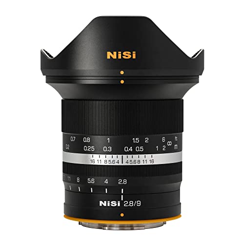 NiSi 9mm F2.8 ASPH Sonnensterne Ultra-Weitwinkel APS-C System Kamera Objektiv für Canon RF-Mount