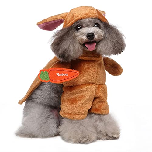 JYFanse 4 Stück Chucky Hundekostüm | Cosplay Haustier Stand Up Funny Cloth,Lustige Kostüme Kleidung Bekleidung für kleine Hunde Katzen Welpen Haustier