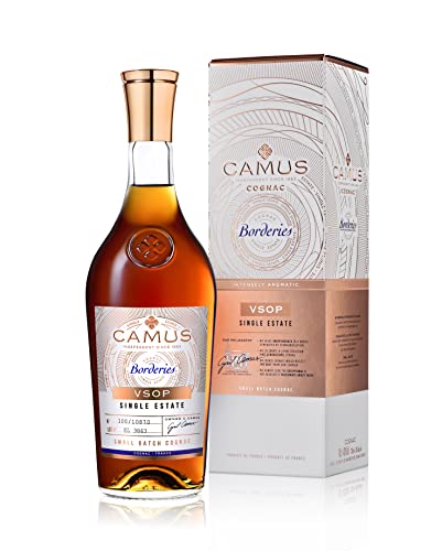 Camus VSOP Borderies Cognac mit Geschenkverpackung - Limited Edition Single Cru - 70cl 40° - Familienbesitz seit 1863