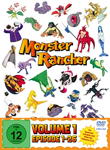 Monster Rancher Vol. 1 (Ep. 1-26) im Sammelschuber (4 DVDs)