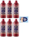 6er-Pack Tesori d'Oriente Persian Dream Ammorbidente Concentrato,Konzentrierter Weichspüler,38 Wäschen,760ml + 1er-Pack FELCE AZZURRA Talkumpuder, 100g-Beutel