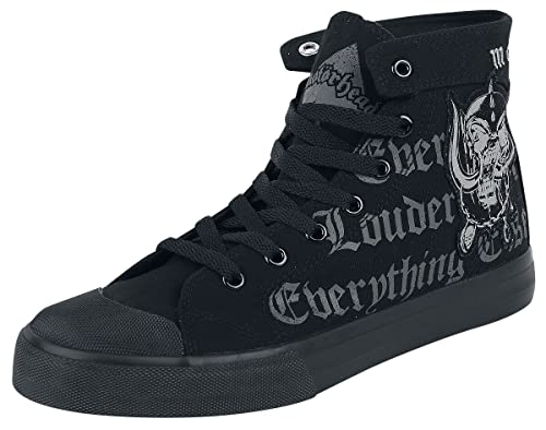 Motörhead EMP Signature Collection Unisex Sneaker high schwarz/grau EU42 Textil Band-Merch, Bands