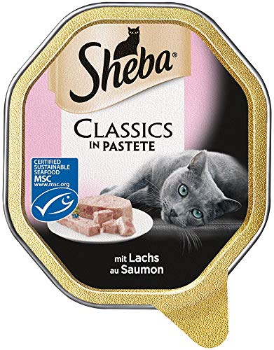 Sheba Katzennassfutter - Classics in Pastete mit Lachs 85 g
