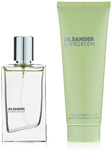 Jil Sander Evergreen Geschenkset (Eau de Toilette Spray, Body Lotion), 105 milliliters
